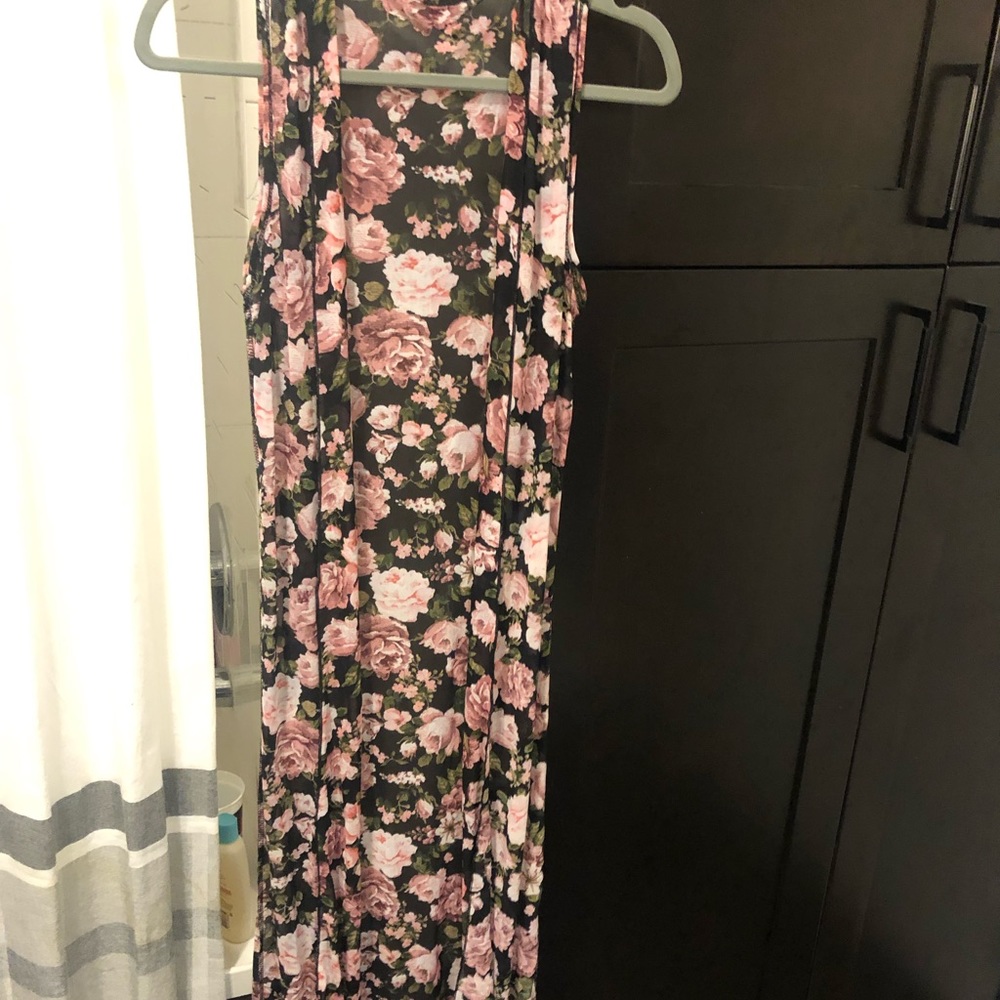 Floral Windsor sheer cardigan